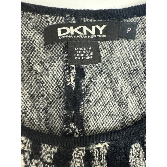 DKNY Knit Lace Print Fit & Flare Dress Size Small - Picture 9 of 9